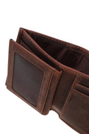 Male Brown Leather Card Holder | Derimod
