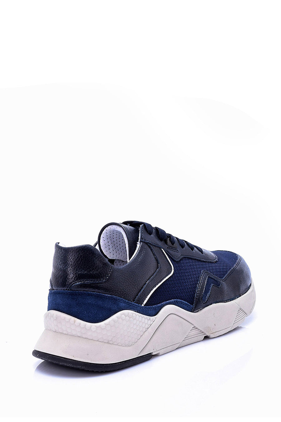 MEN'S HIGH-SOLE LEATHER SNEAKER