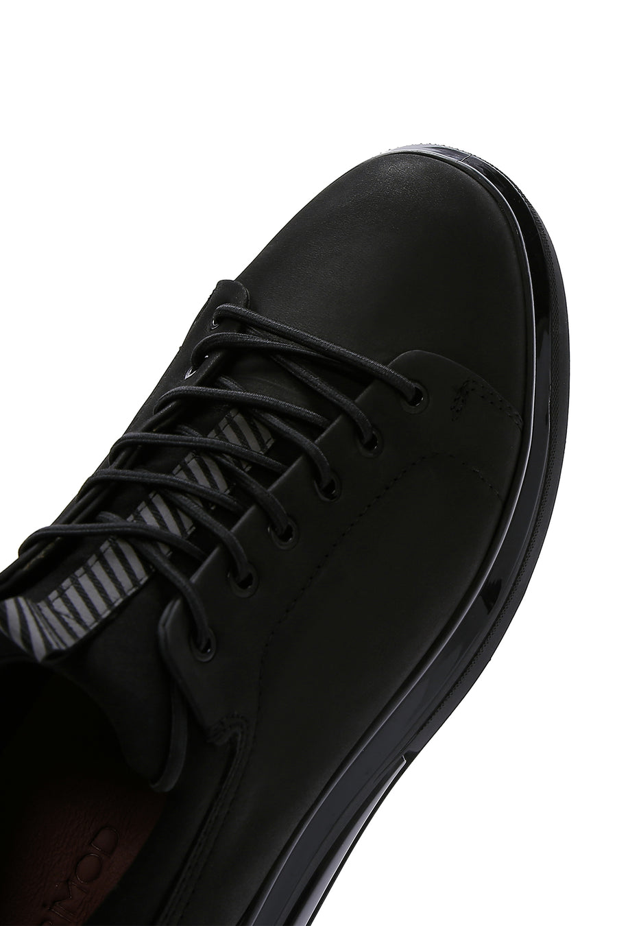 Men's Black Nubuck Leather Sneaker