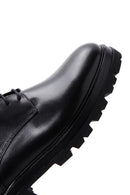 Erkek Siyah Deri Kalın Tabanlı Casual Ayakkabı | Derimod