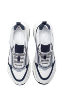 Erkek Deri Şerit Detaylı Sneaker | Derimod