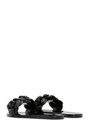 Women's Black Jelly Slippers | Derimod