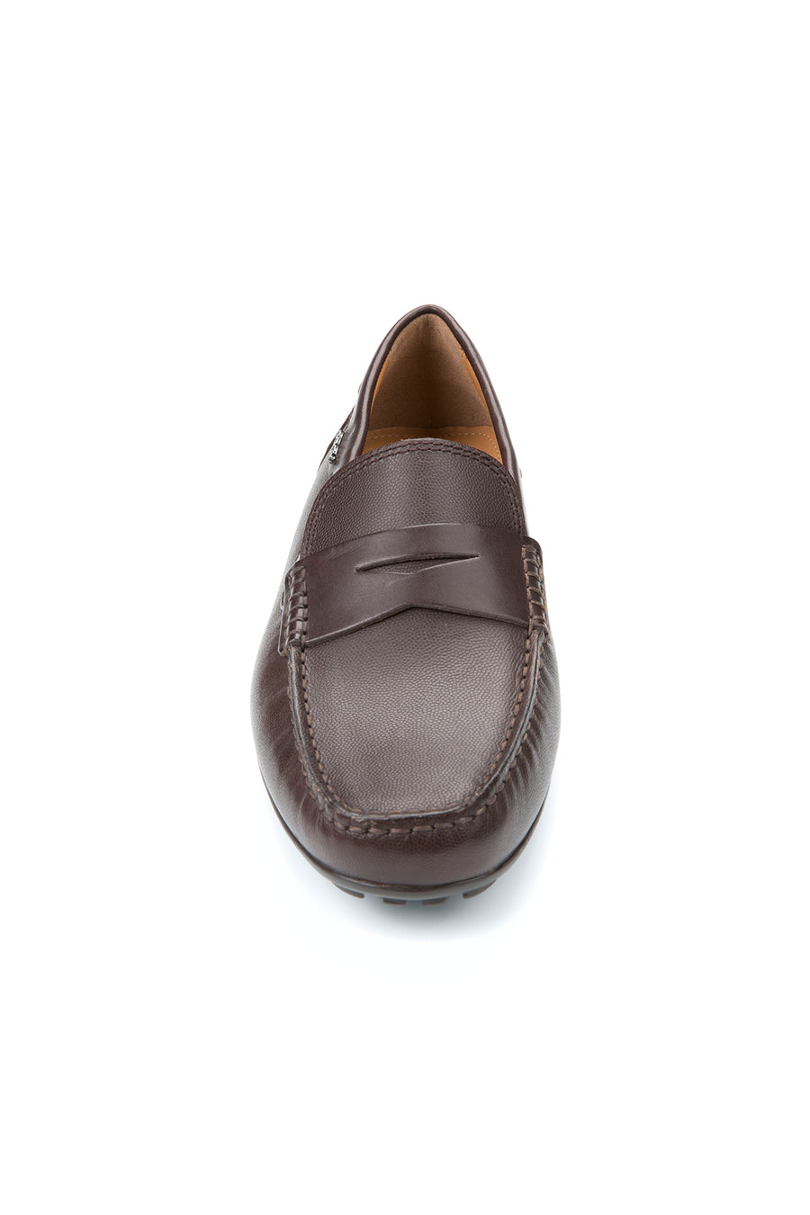 Geox Erkek Kahverengi U Moner 2Fit Casual Deri Loafer