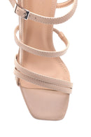 Women's Beige Heeled Sandals | Derimod
