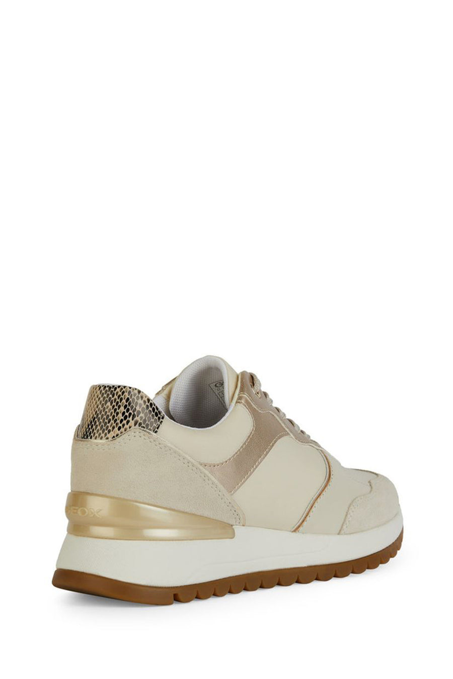 Geox Kadın Bej Desya Bağcıklı Deri Sneaker