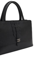 Women's Black Long Strap Leather Shoulder Bag | Derimod