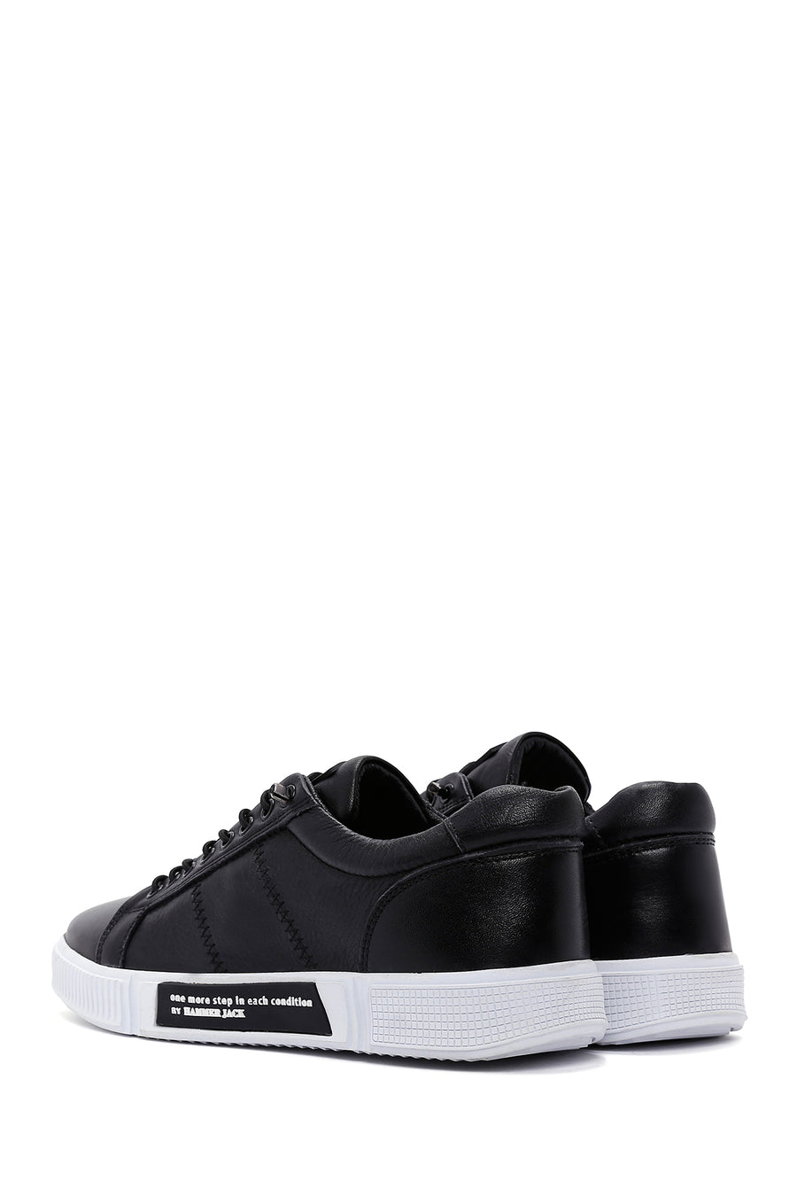 Hammer Jack Erkek Sıyah Toscana Deri Sneaker