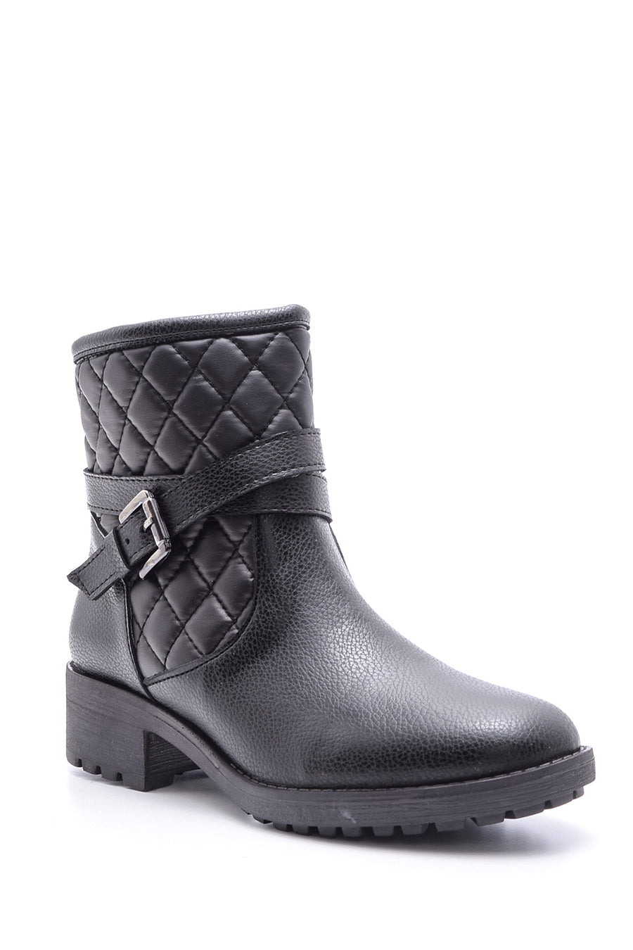 Women's Buckle Detailed Boots
