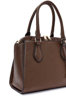 Woman Brown Long-Strap Classic Shoulder Bag | Derimod