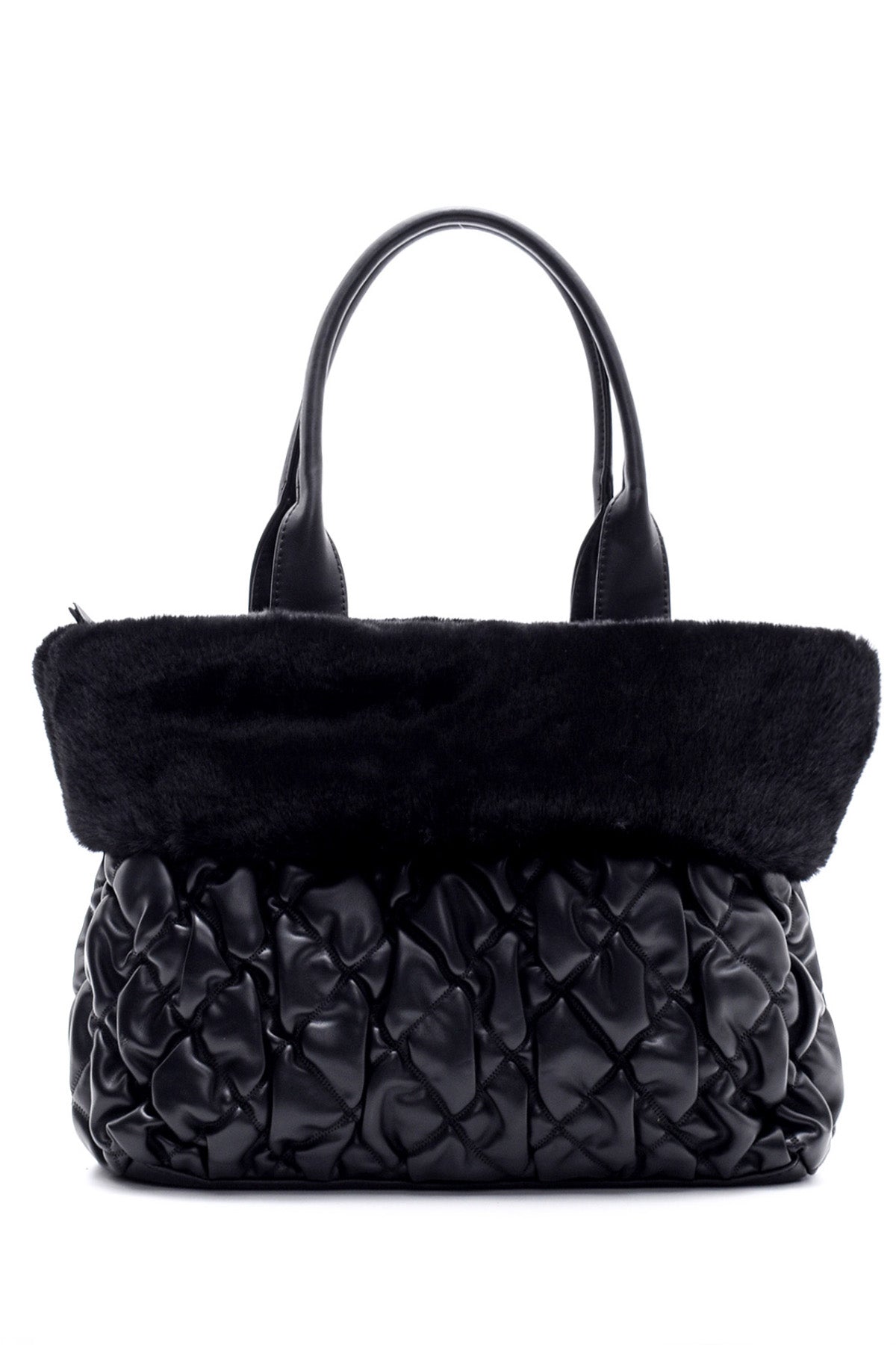 Women's Plush Detailed Shoulder Bag 19WBD267414 | Derimod