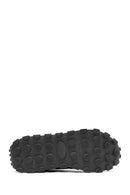 Men's Black Lace-up Leather Sneaker | Derimod
