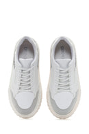 Women's White Thick Soled Sneaker | Derimod