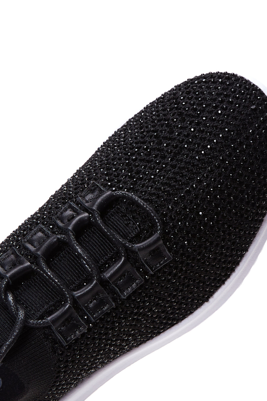 Kadın Siyah Taşlı Sneaker