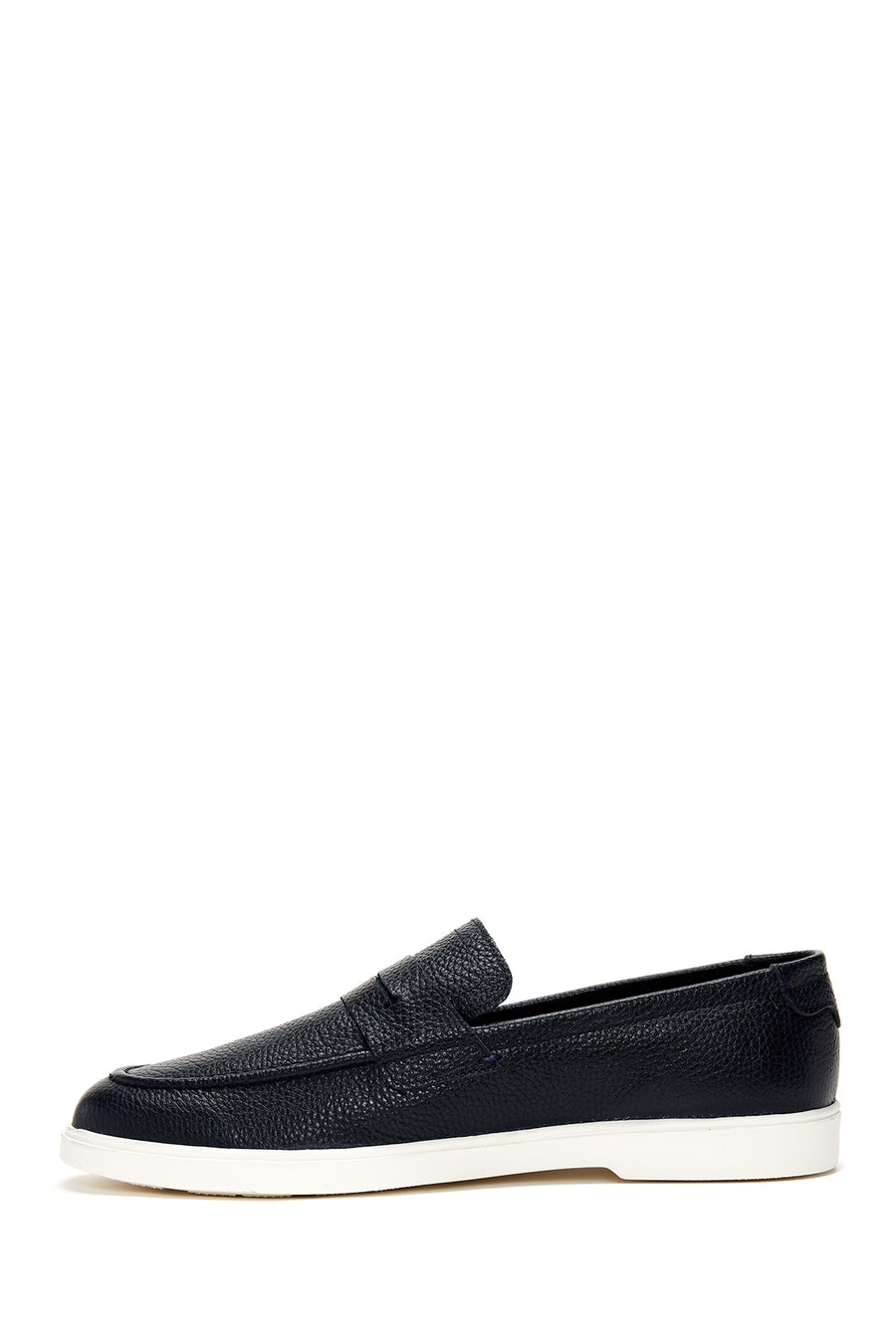 Erkek Lacivert Deri Loafer
