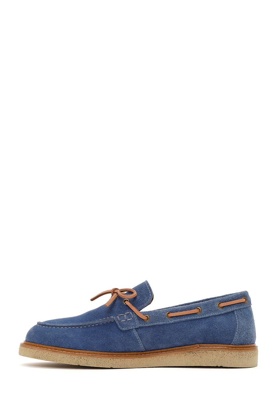 Men's Navy Blue Leather Casual Shoes