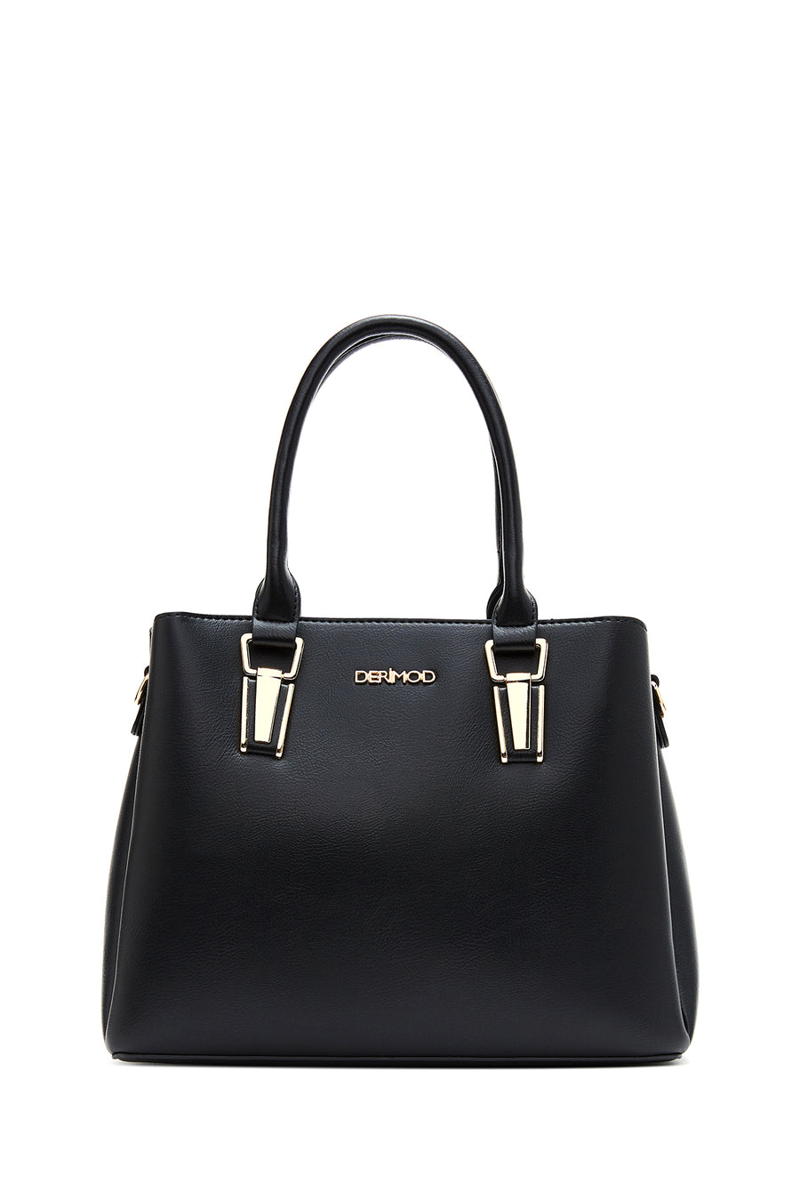 Woman Black Long-Strap Shoulder Bag
