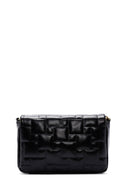 Women's Black Long Strap Quilted Crossbody Bag | Derimod