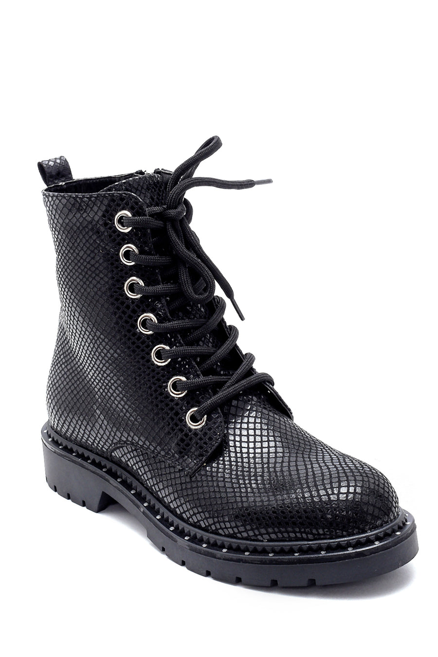 Women's Snakeskin Patterned Boots