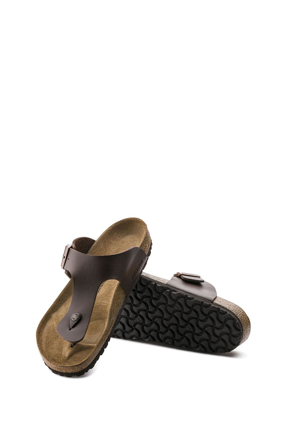 Birkenstock Men's Brown Birko-Flor Slippers