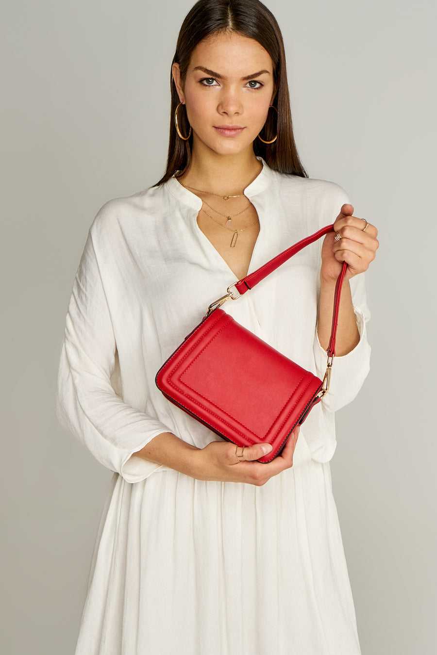Red Women's Shoulder Bag