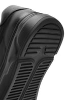 Men's Black Lace-up Leather Sneaker | Derimod