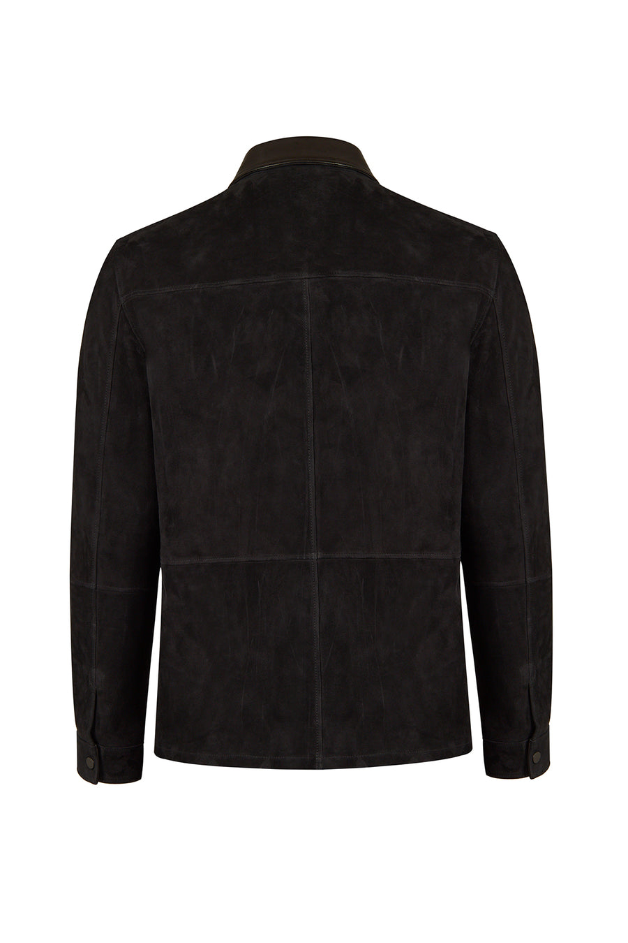 Olise Male Black Suede Jacket