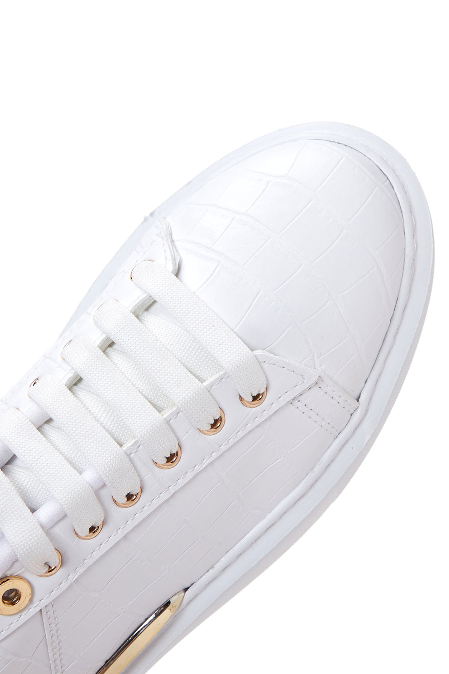 Erkek Beyaz Kalın Tabanlı Sneaker