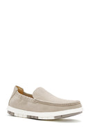 Men's Beige Faux Leather Shoes | Derimod