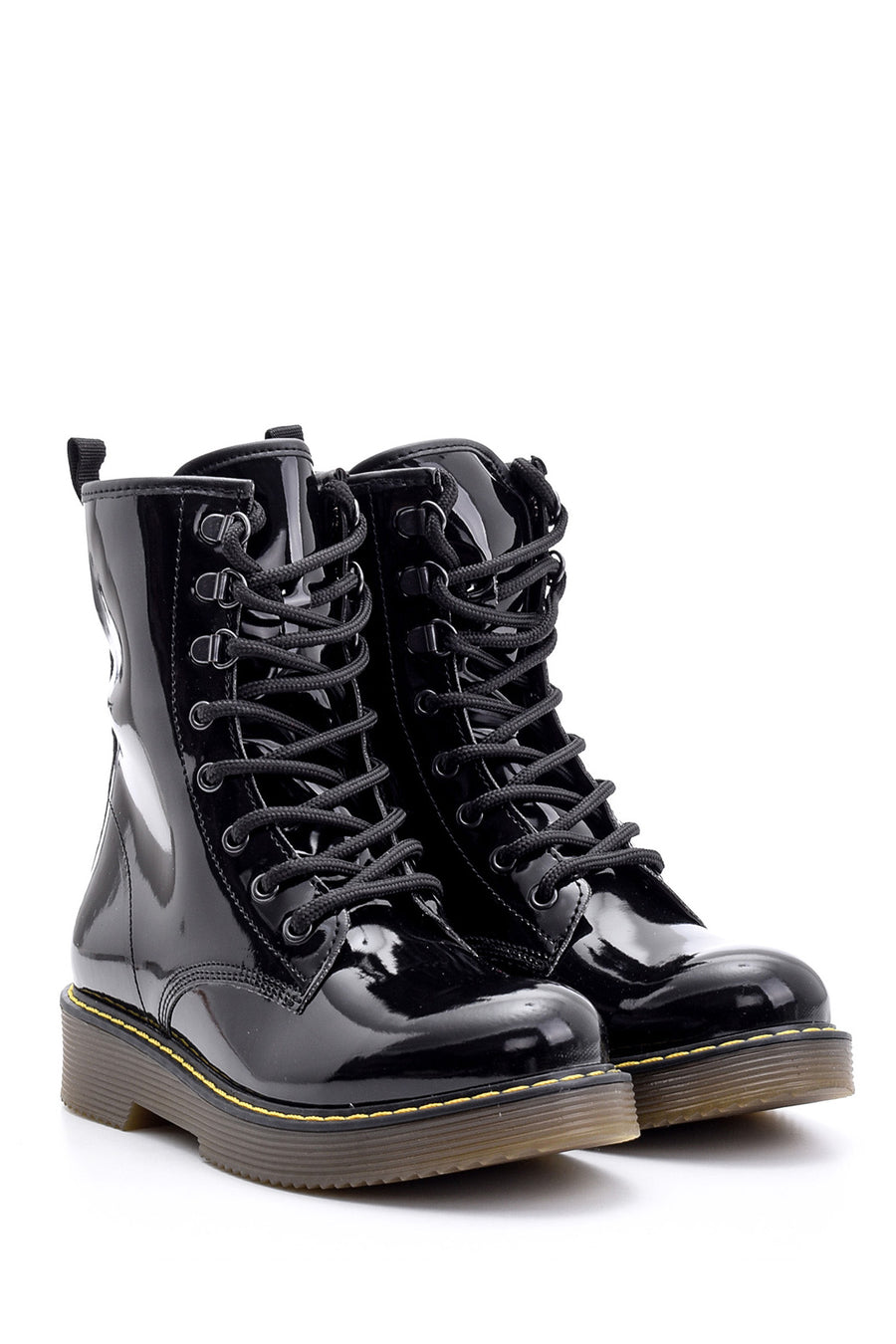 Women's Patent Leather Boots