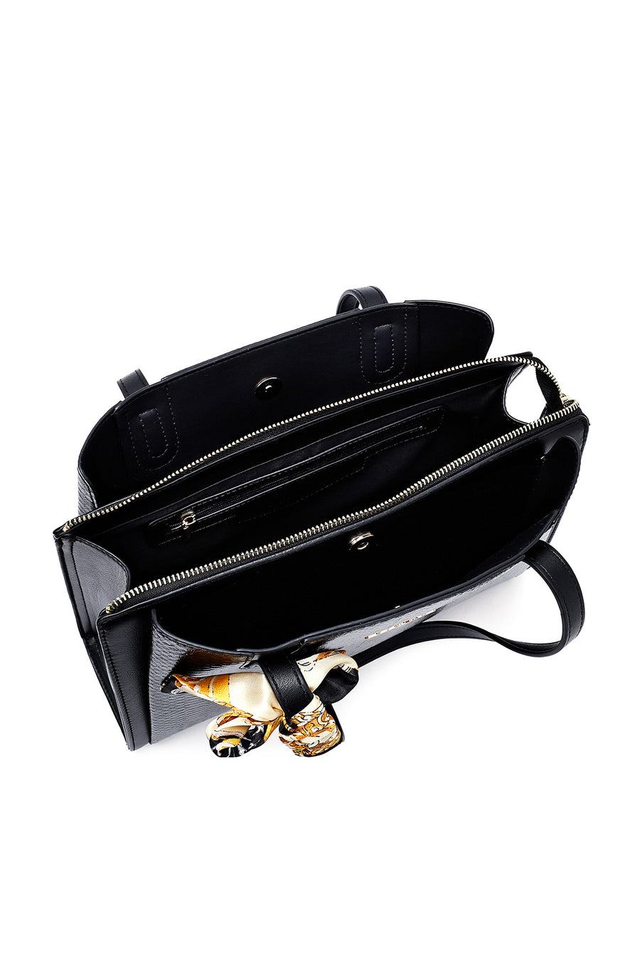 Woman Black Printed Shoulder Bag