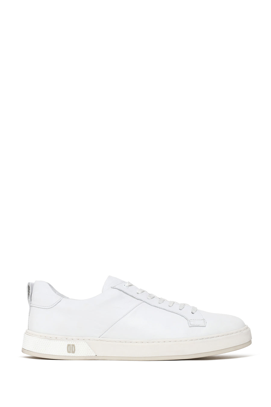 Male White Lace-Up Leather Sneaker 26SFD700218 | Derimod