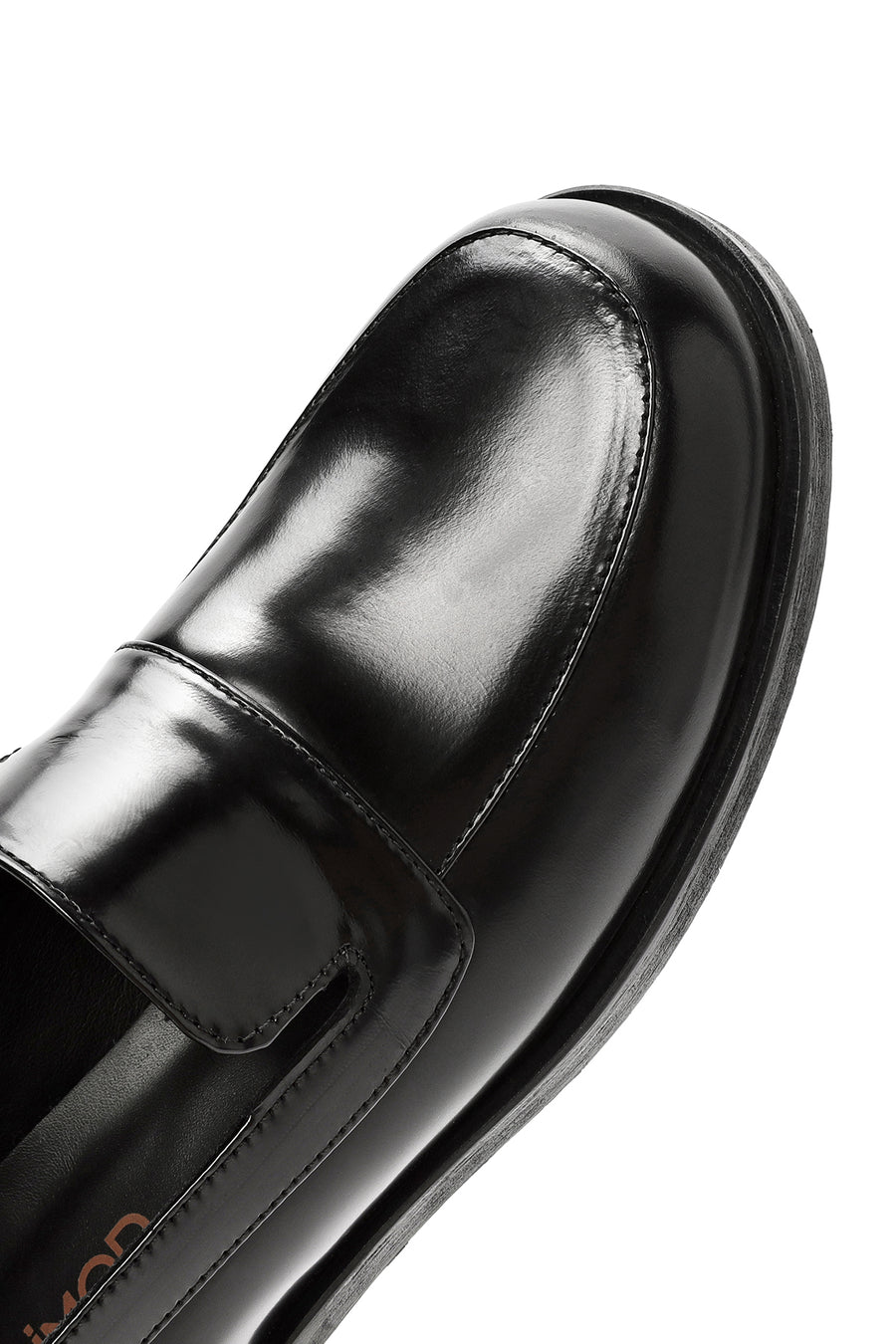 Kadın Siyah Klasik Deri Loafer