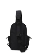 Male Black Fabric Crossbody Bag | Derimod