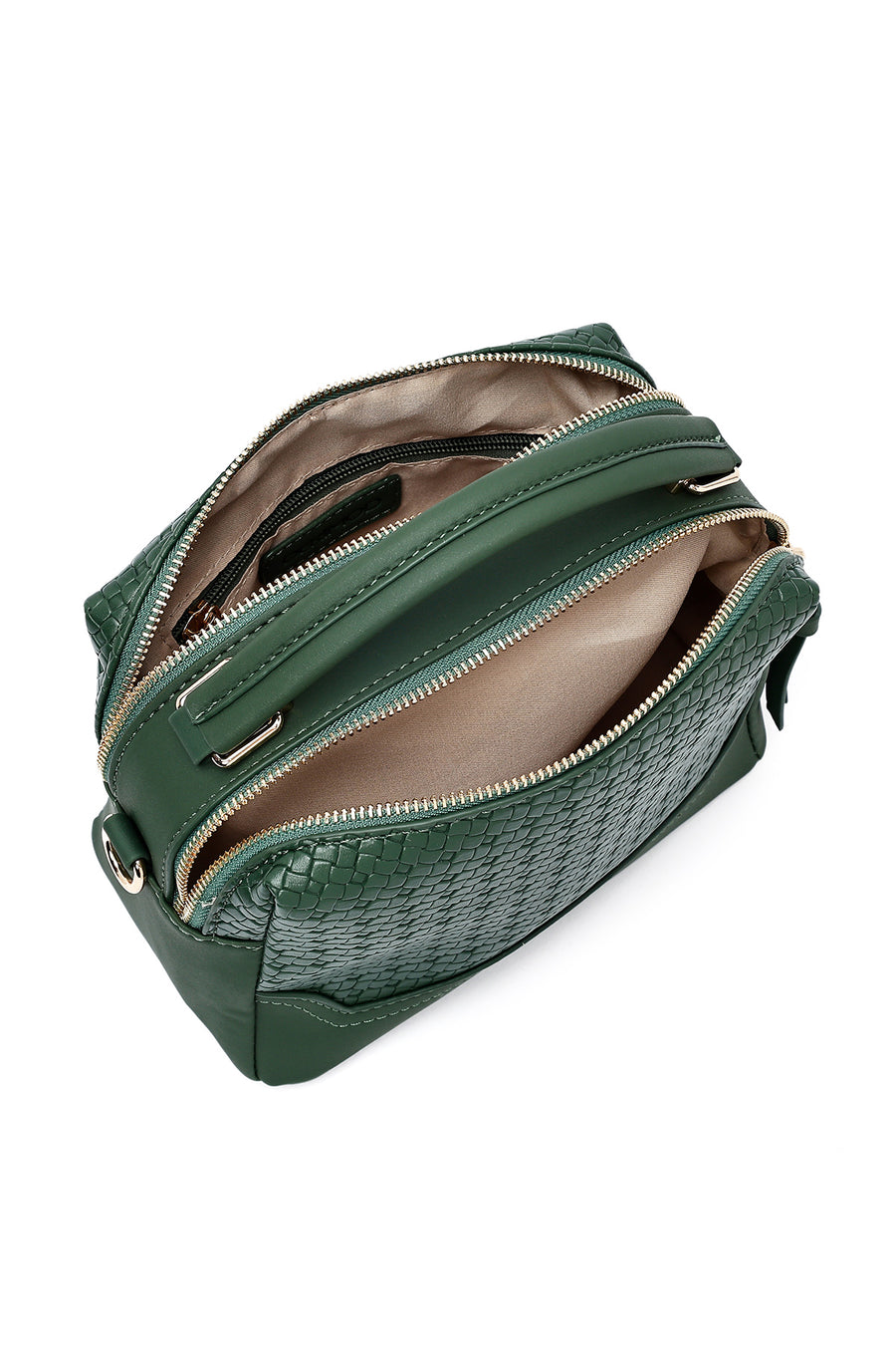 Women's Green Printed Long Shoulder Bag