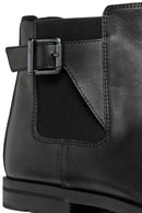 Geox Men's Black U Decio Zippered Leather Boots | Derimod