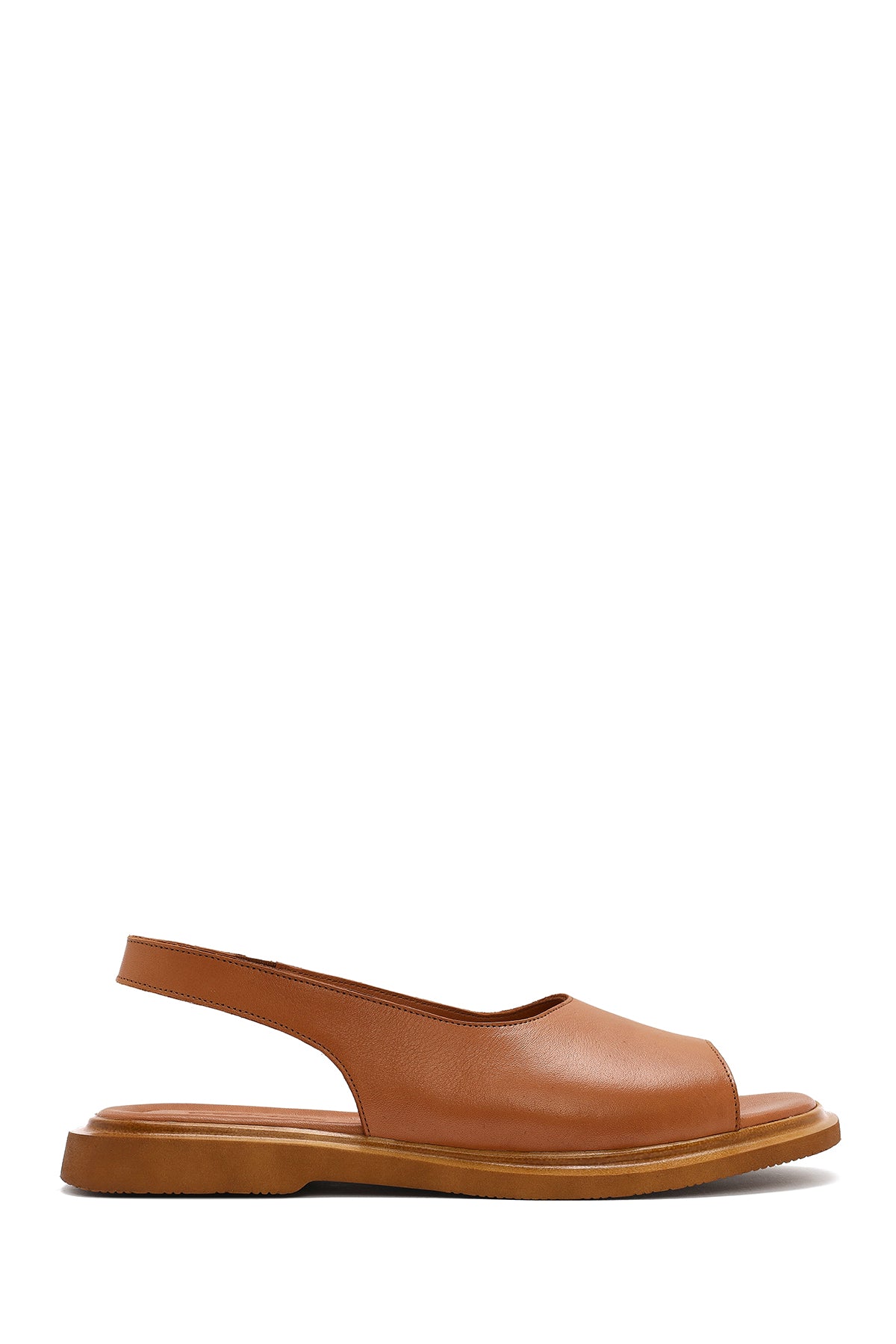 Women's Tan Leather Sandals 26SFD361218 | Derimod