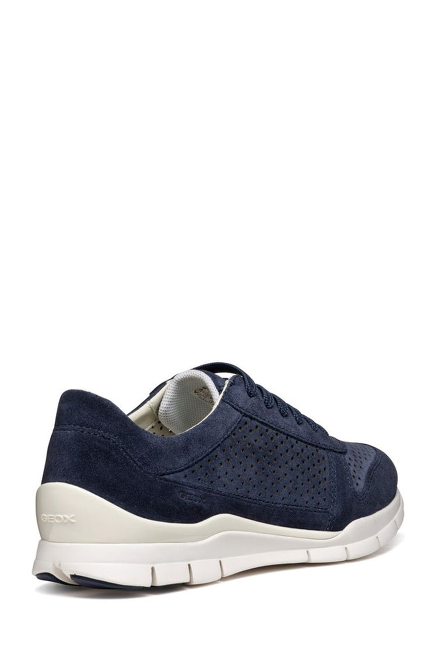 Geox Kadın Lacivert Sukie Bağcıklı Süet Deri Sneaker