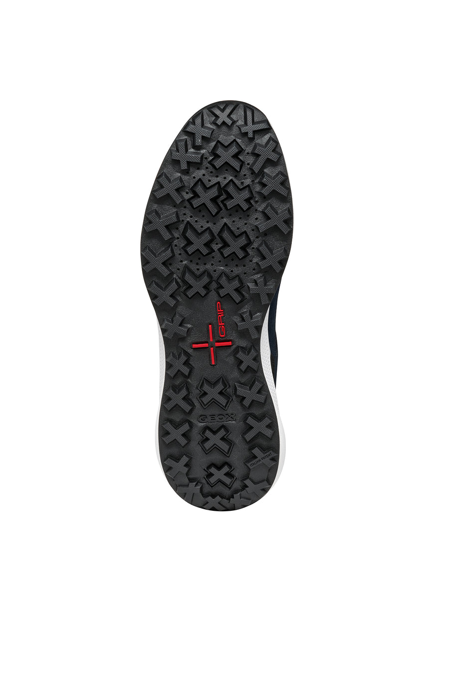 Geox Men's Navy Blue Pg1X Abx Laced Waterproof Leather Sneaker
