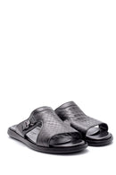 Men's Leather Slippers | Derimod