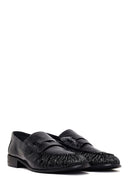 Kadın Siyah Deri Maskülen Loafer | Derimod