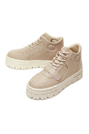 Women's Beige Thick Soled High Top Sneaker | Derimod