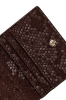 Women's Brown Printed Wallet | Derimod