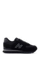 Hammer Jack Men's Black-Smoked Peru Suede Leather Sneaker | Derimod