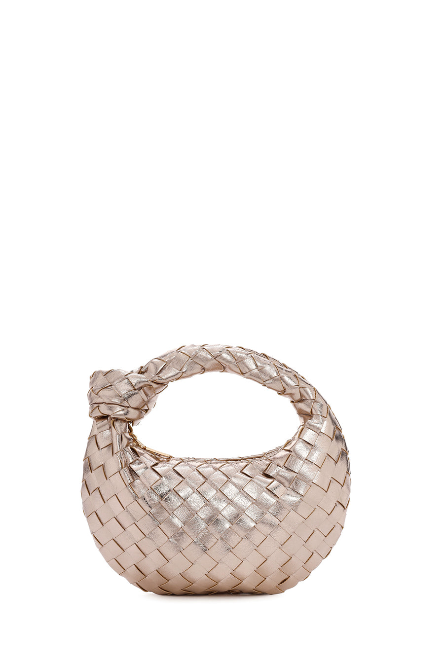Women's Gold Knitted Shoulder Bag 24SBD292929 | Derimod