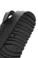 Kadın Siyah Bantlı Kalın Tabanlı Jelly Sandalet | Derimod