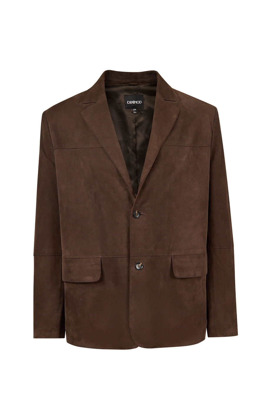 Rodrygo Men's Brown Blazer Suede Leather Jacket 25WGD656510 | Derimod