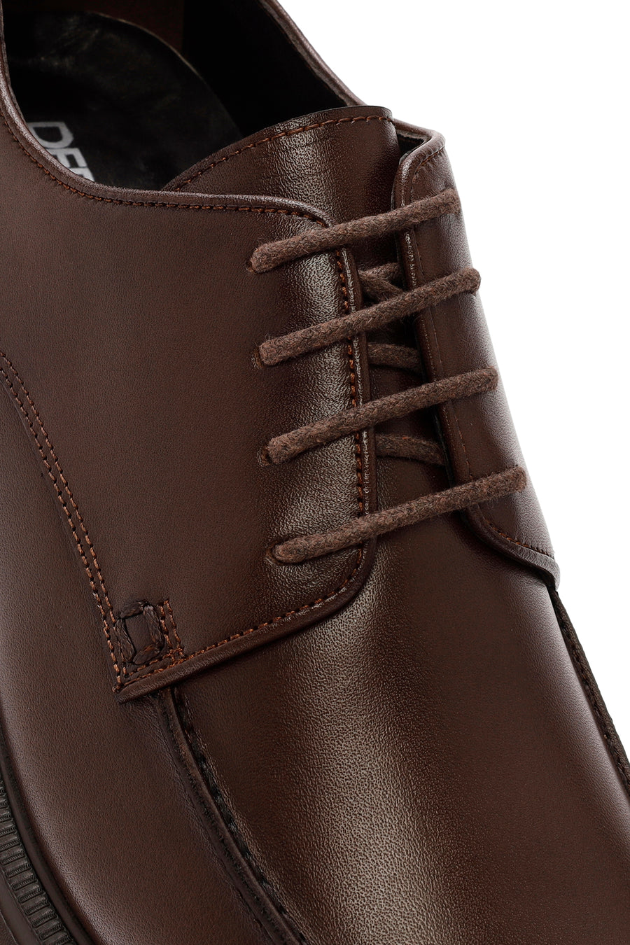 Men's Brown Lace-up Leather Casual Shoes