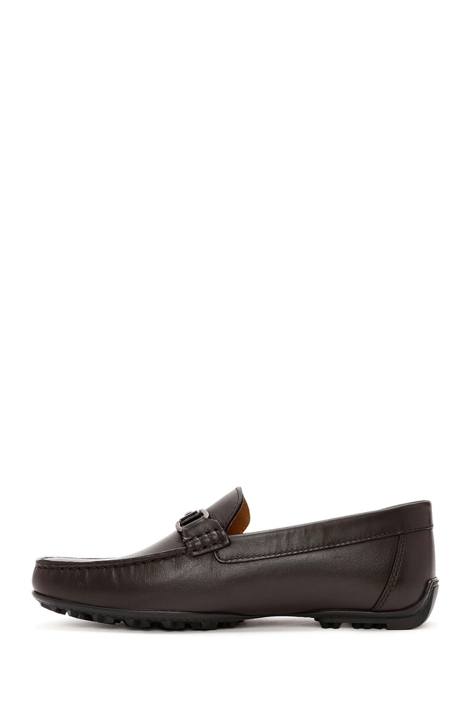 Geox Erkek Kahverengi Kosmopolis Deri Casual Loafer_1