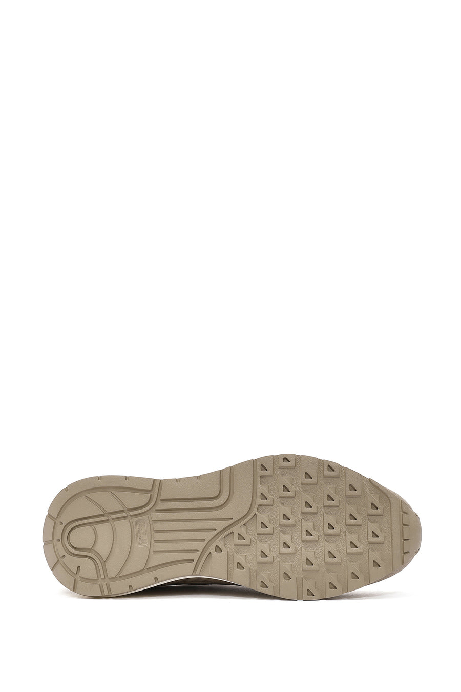 Men's Beige Lace-up Leather Sneaker