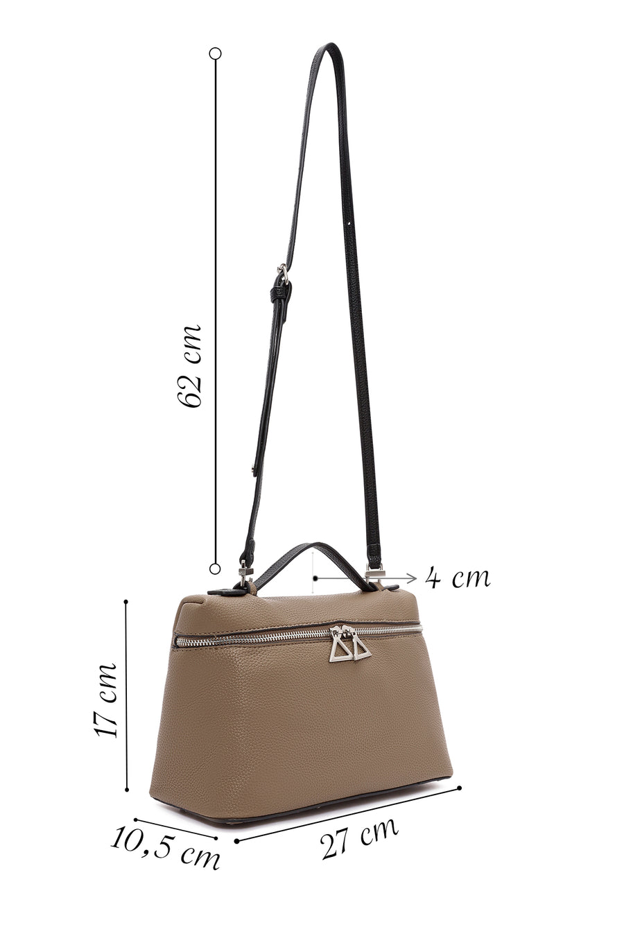 Women's Mink Long Strap Mini Handbag
